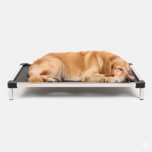 PETYPURE Chew-Proof Mesh Elevated Dog Bed