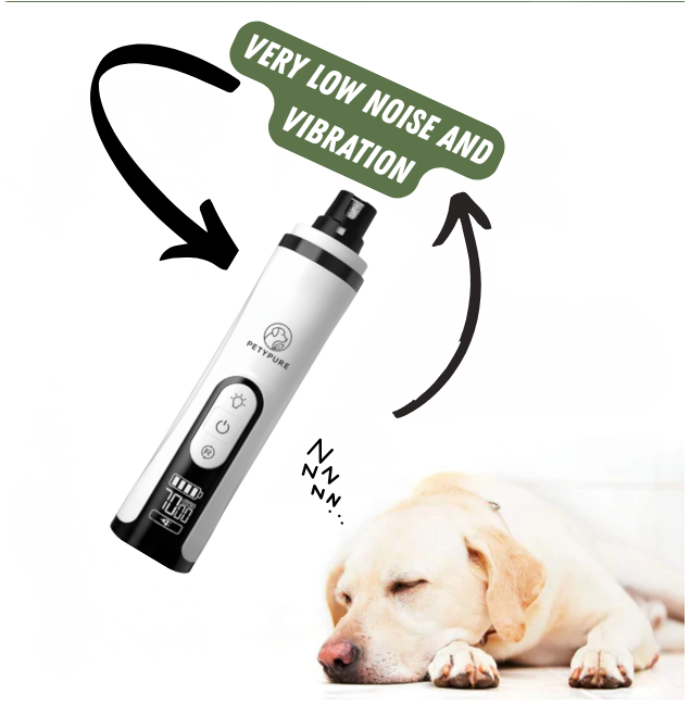 PETYPURE Silent Dog Nail Grinder