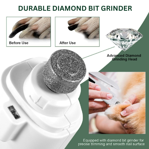 Petypure 2-in-1 Electric Dog nail Clippers