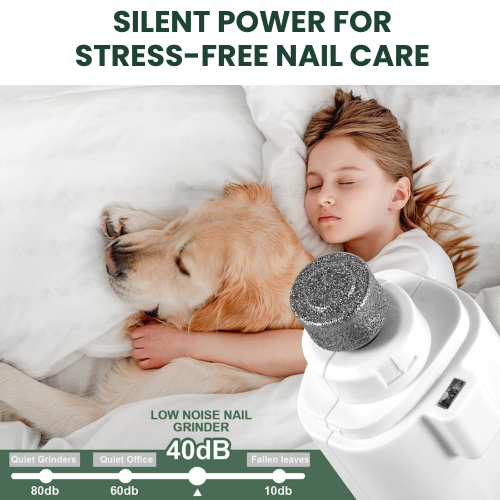 Petypure 2-in-1 Electric Dog nail Clippers