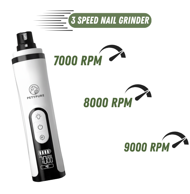 PETYPURE Silent Dog Nail Grinder