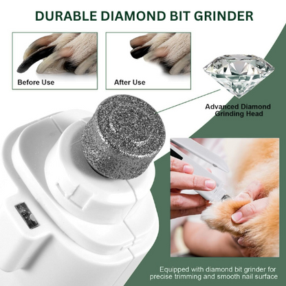 Petypure 2-in-1 Electric Dog nail Clippers