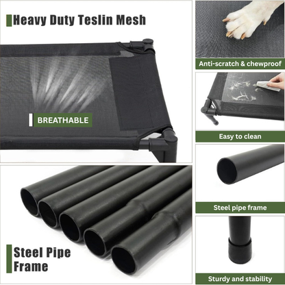 PETYPURE Cooling Elevated Dog Bed