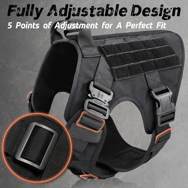 Classic Heavy-Duty Tactical Dog Harness