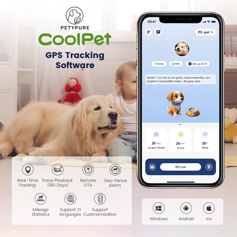 Petypure Seeworld 2.0 GPS Dog Collar