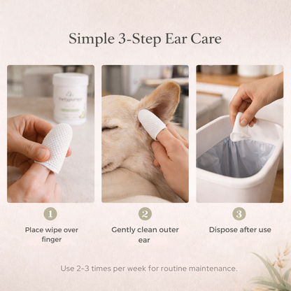 PetyPure Gentle Ear Wipes