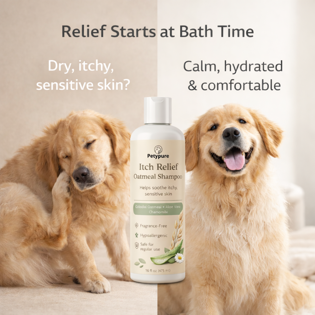 Petypure Dog Shampoo for Itchy & Sensitive Skin